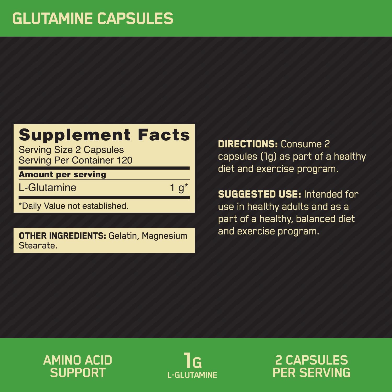 Optimum Nutrition Glutamina 240 Caps